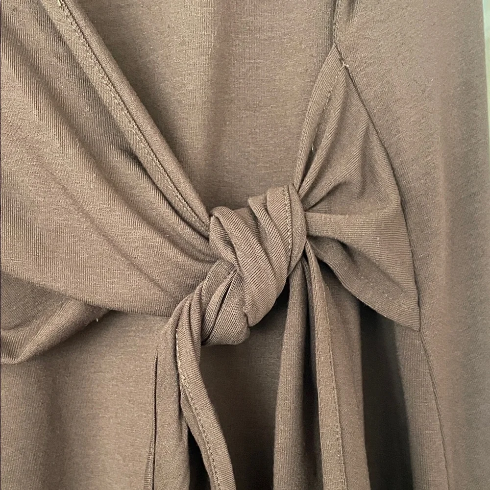 J. Jill Asymmetrical Brown Dress - Picture 2 of 7